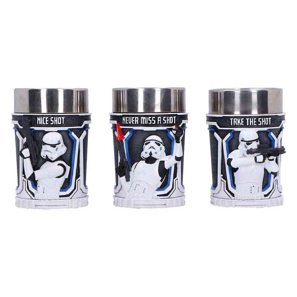 Nemesis Now Star Wars - Stormtrooper (Set of 3) Verre à liqueur - Multicolore